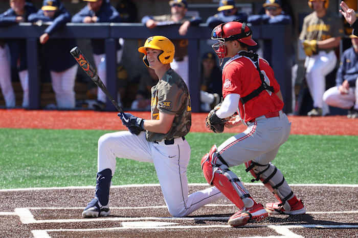 West Virginia senior Reed Chumley